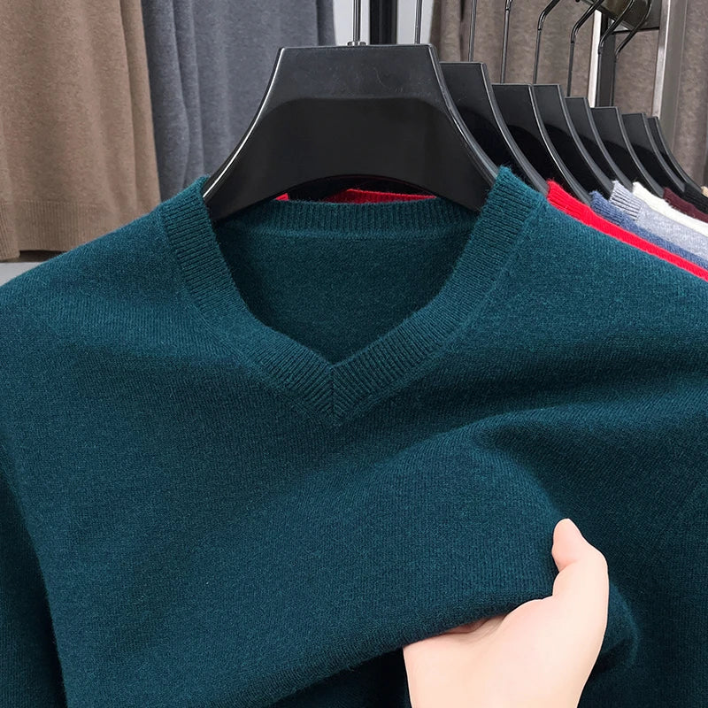 Sweatwear Men's V Neck Basic