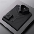 Men's Casual Long Sleeved Solid Shirt